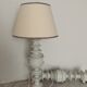 Pair of patinated lamps