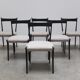 Rare set of 6 'S11' dining chairs by Alfred Hendrickx for Belform, 1950s