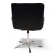 Swivel conference/dining chair in leather Wilkhahn Delta, by Delta Group, 1960