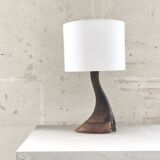Lamp free form in 1950 olive wood s