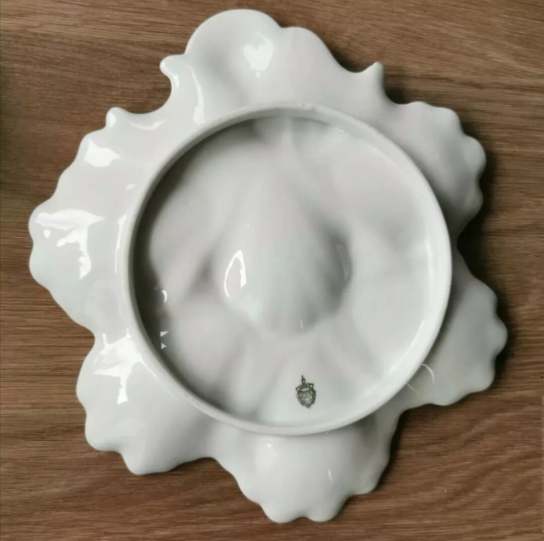 Limoges porcelain oyster service