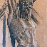 Paintings Lot 22 studies Edouard Pannetier (1884-1965) Architecture sculpture etc
