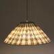 Malala "beige" large tile conical pendant light