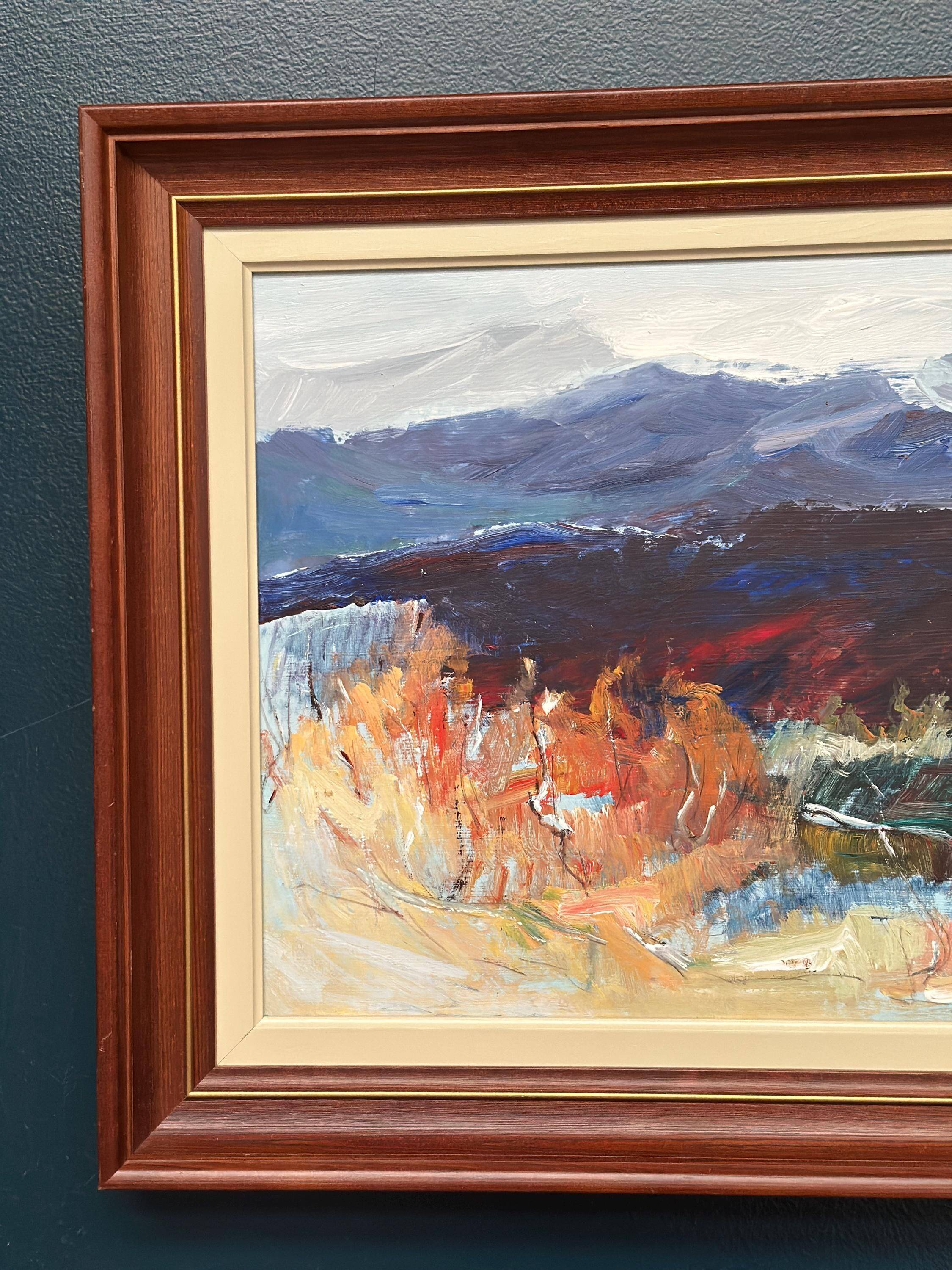 Original Swedish Oil on Panel – “Autumn Landscape” by Torgny Forsberg