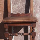 Lorraine chair. (Solid wood, 19th century)