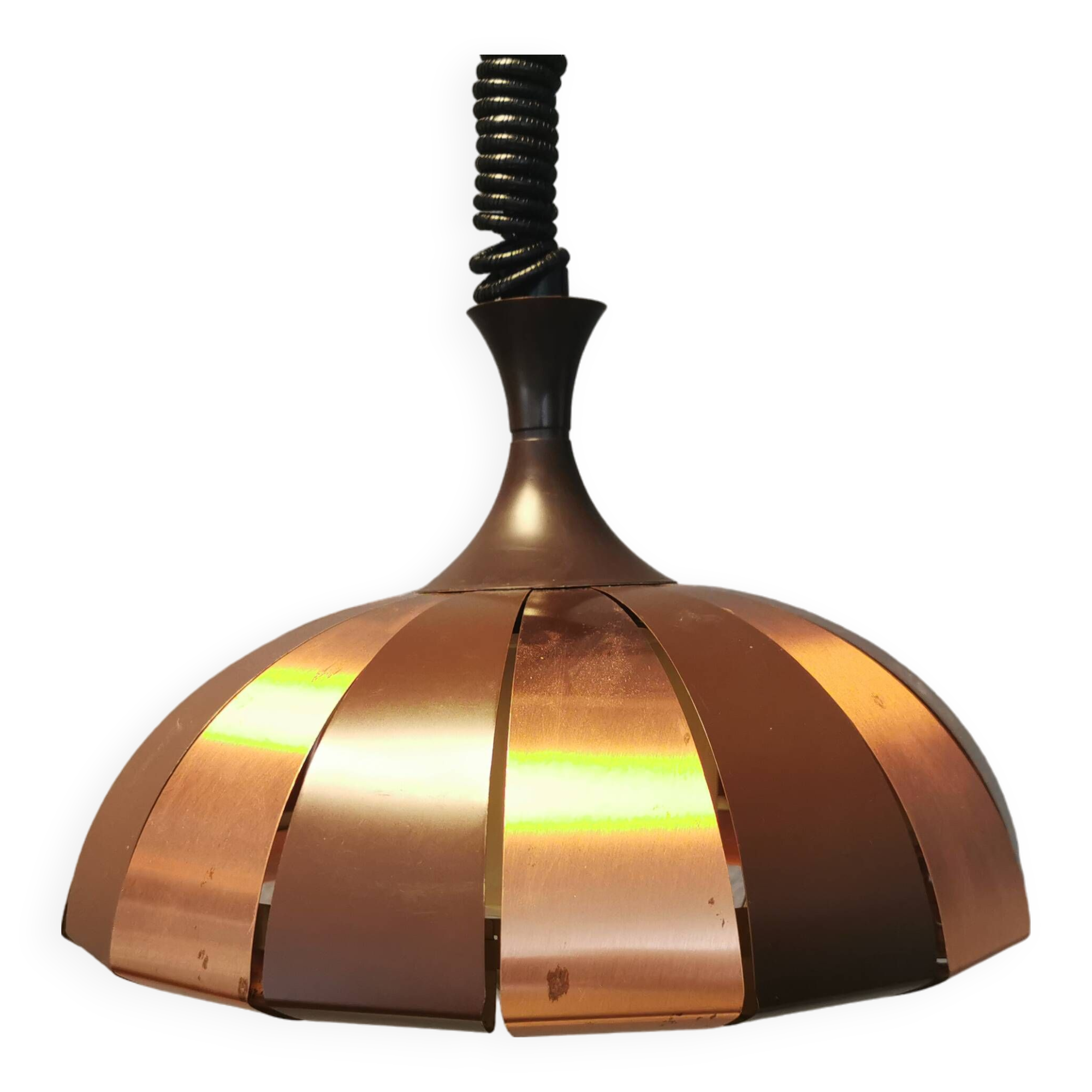 Hanging lamp from the 1970-80s, designed by Danish Werner Schou for his own company Coronell Elektro