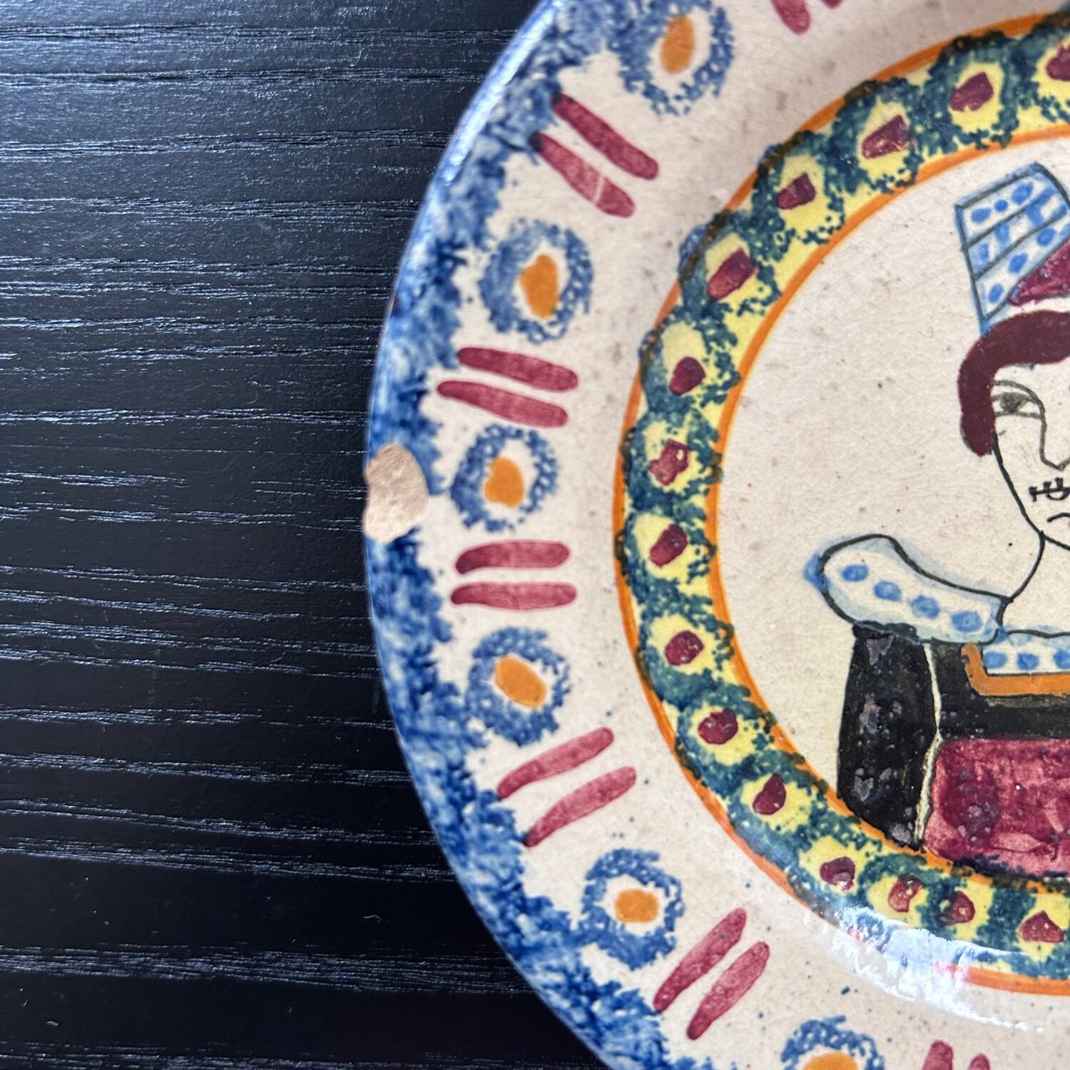 Pair of Henriot Quimper plates