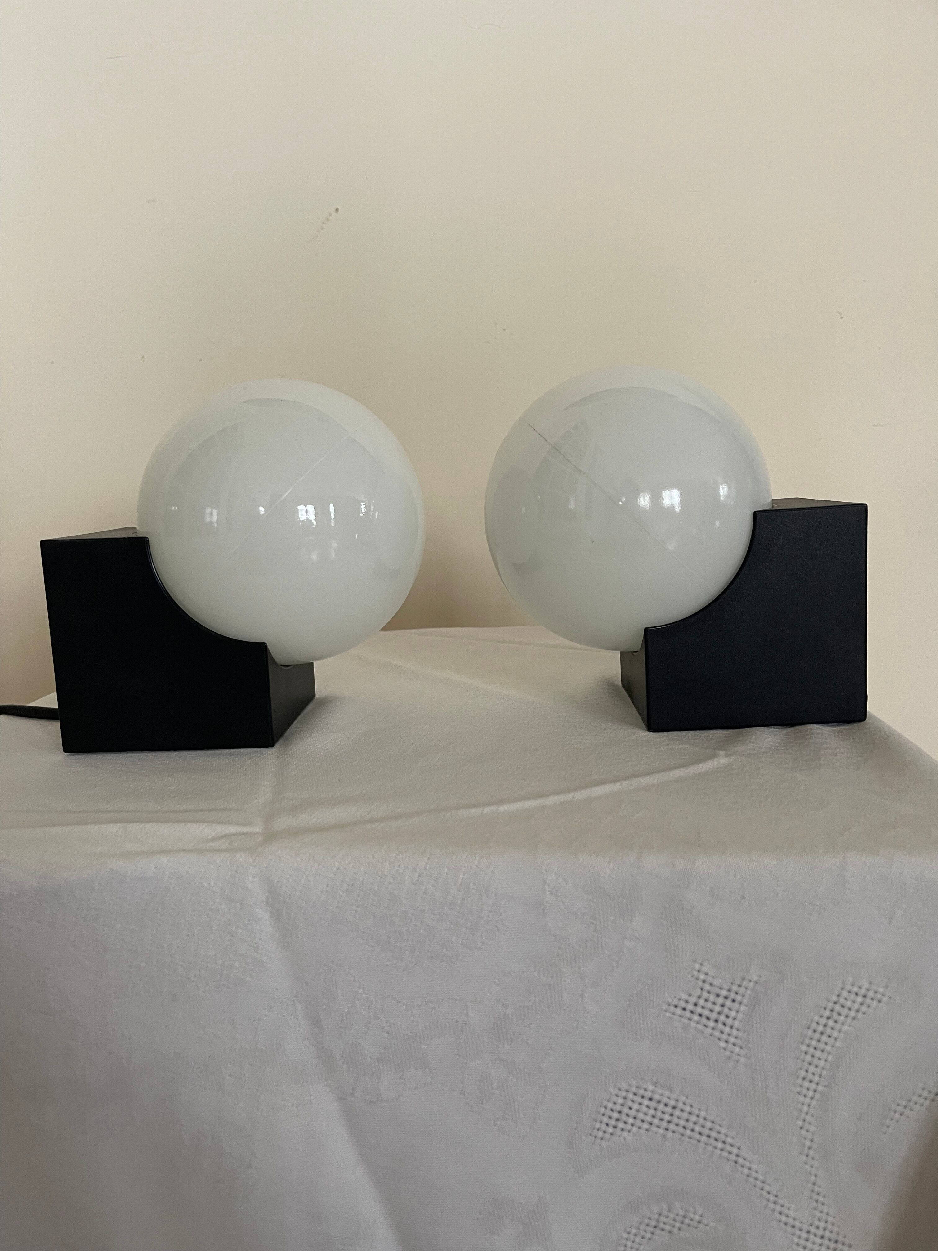 Pair of Philips KUBO SL vintage 80s