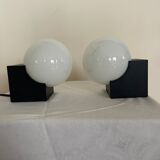 Pair of Philips KUBO SL vintage 80s