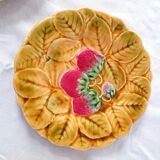 Five dessert plates in Sarreguemines slip