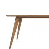 Dining table with glass top