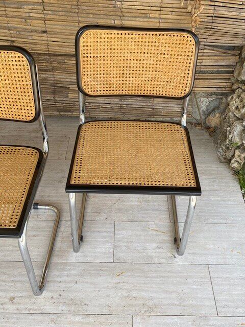 Cesca chairs by Marcel Breuer