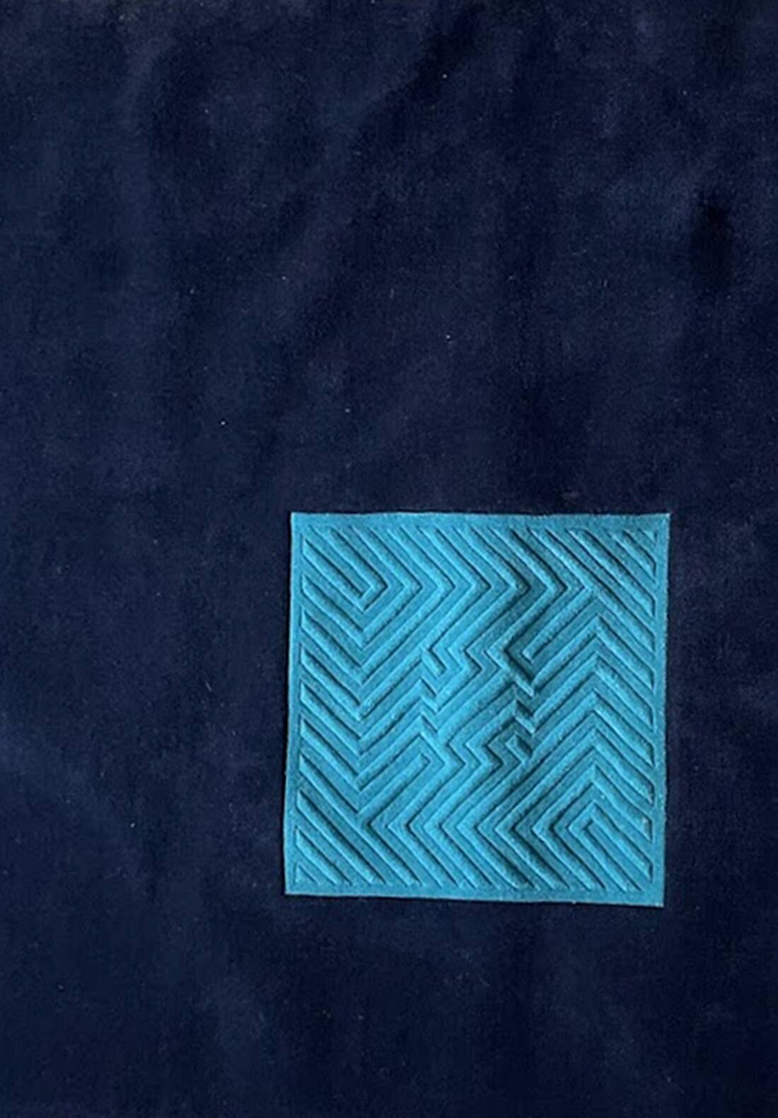 "Window" Hand Tufted Rug by Tisca Switzerland 1990s