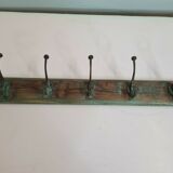 Wooden school coat rack