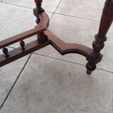 Antique desk or small table in solid carved wood