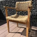 Audoux &  Minet Bridge Armchair, 1950s