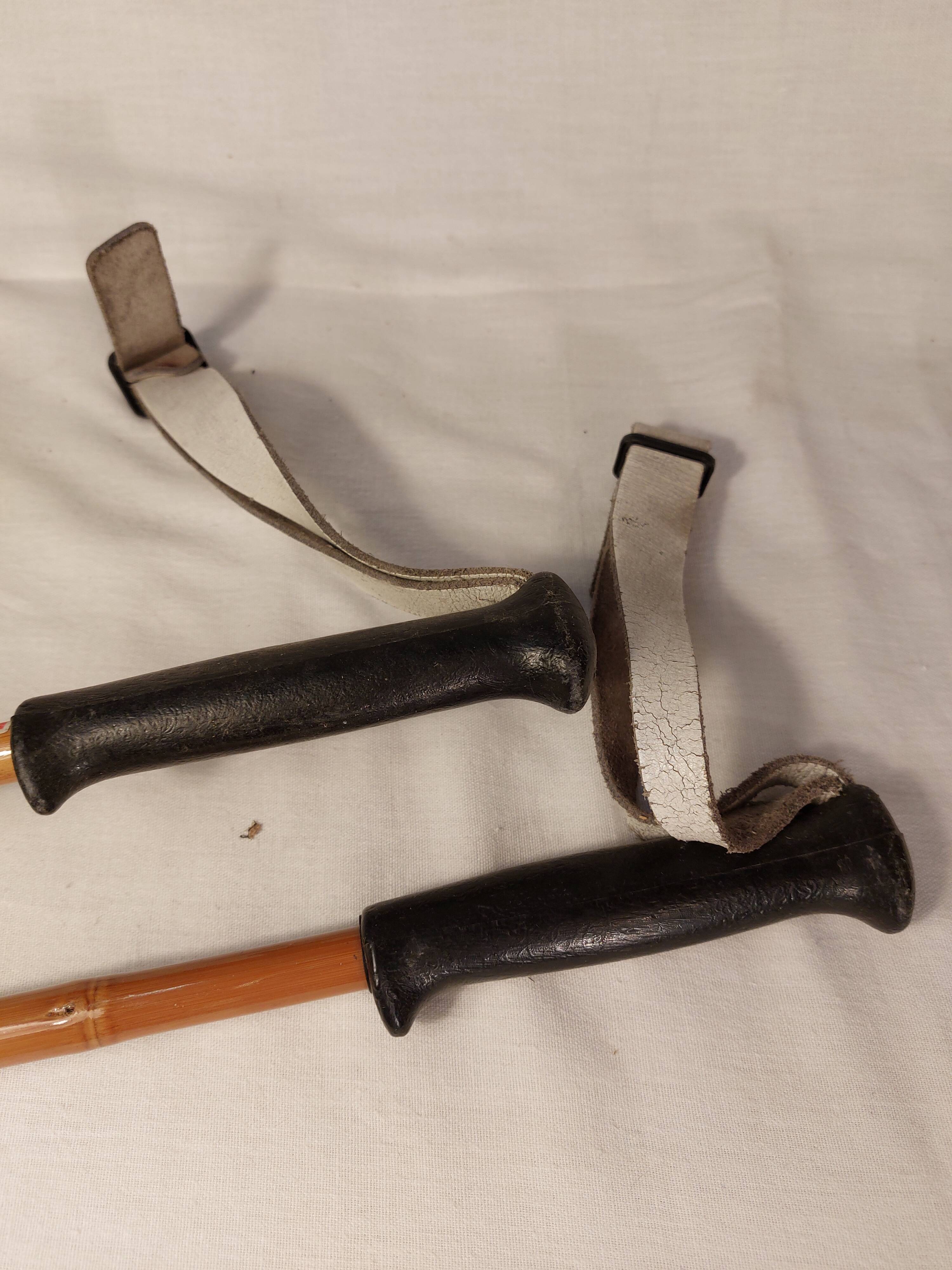 Pair of vintage VM-Staven Nordic ski poles