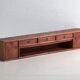 Old low cabinet painted in pine wood – China, around 1930