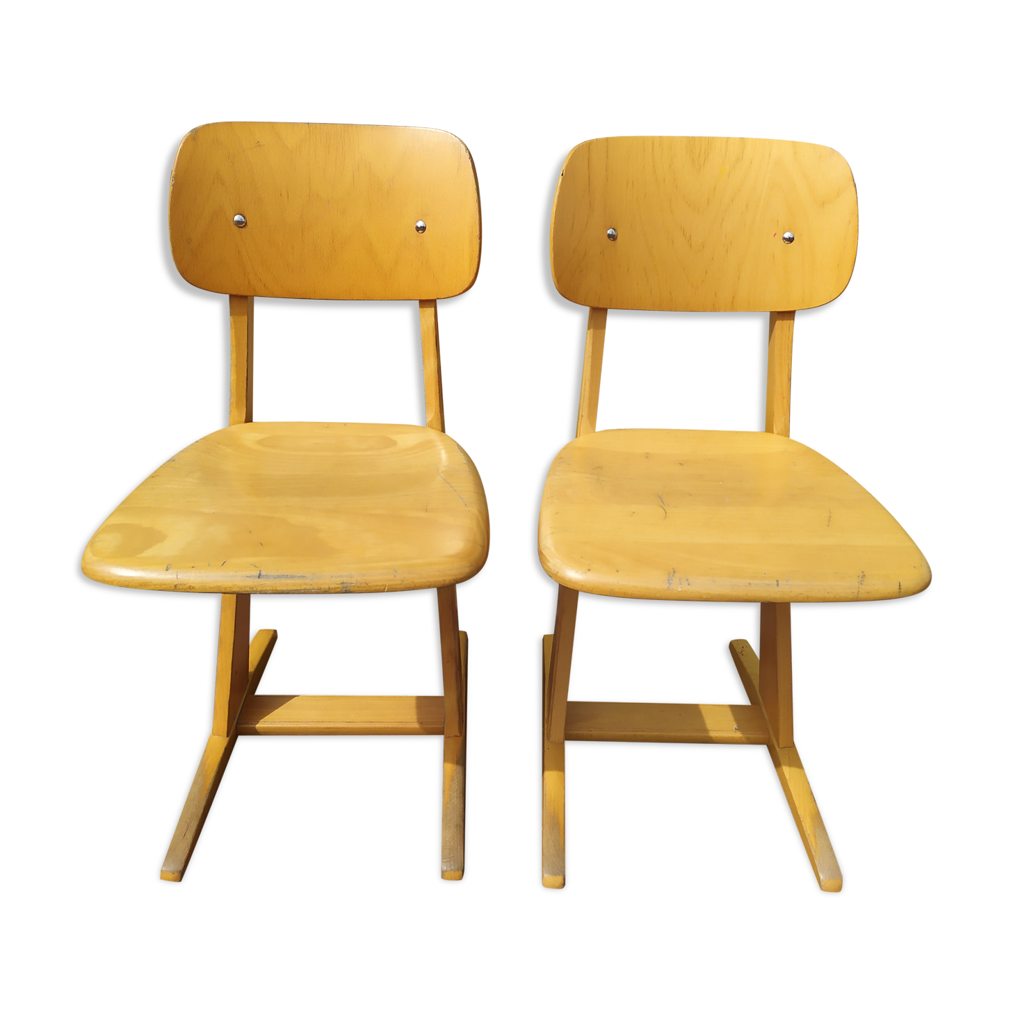 Lot of 2 Casala children's chairs - vintage
