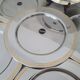 Alessi Ettore Sottsass / 6 large stainless steel presentation plates 18/10
