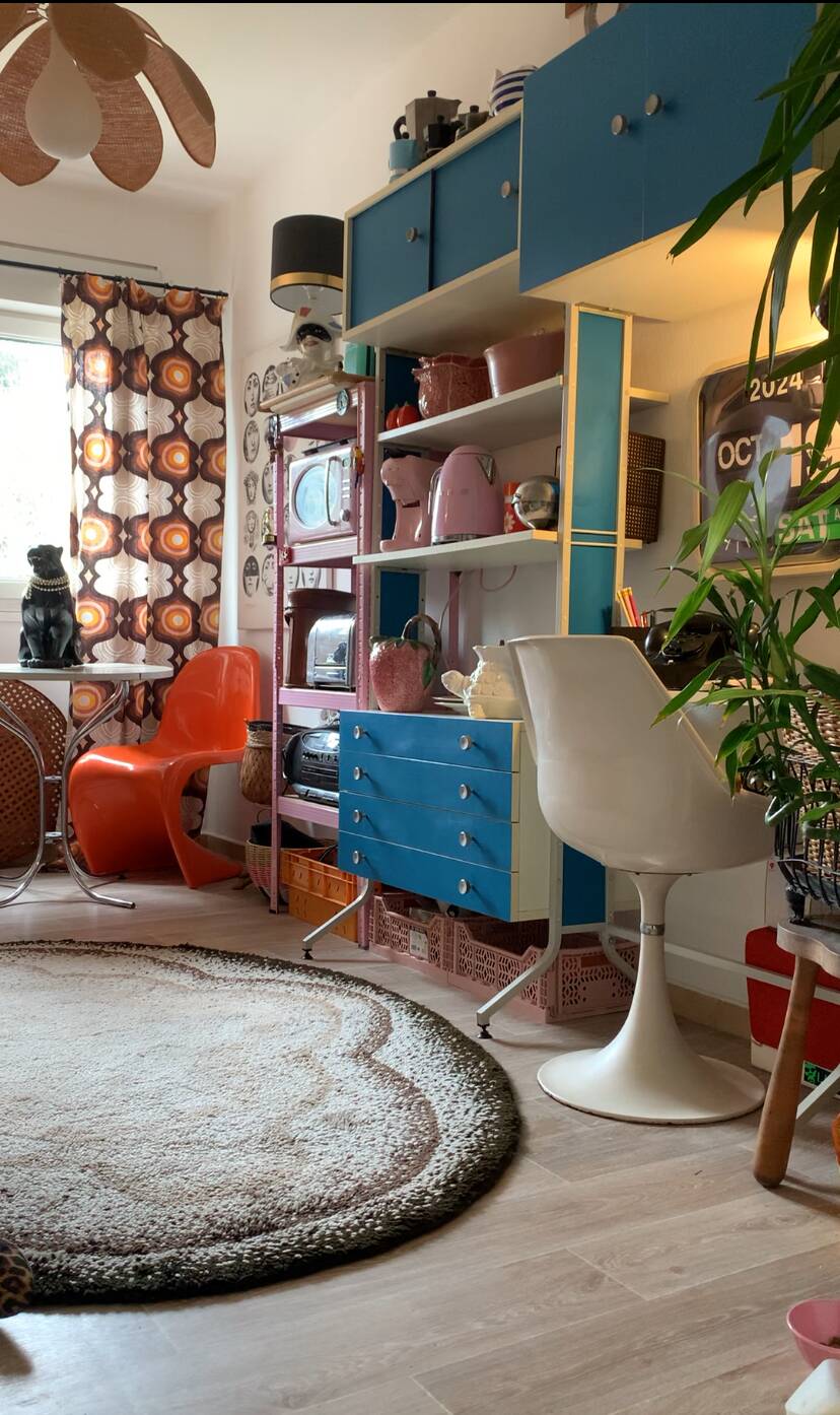 Oval rug from the 70s