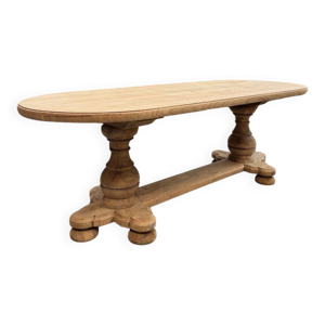 table ovale en chêne