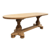Table ovale en chêne massif