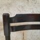 Six 50's chairs - varnished wood