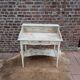 Patinated hairdresser's chair