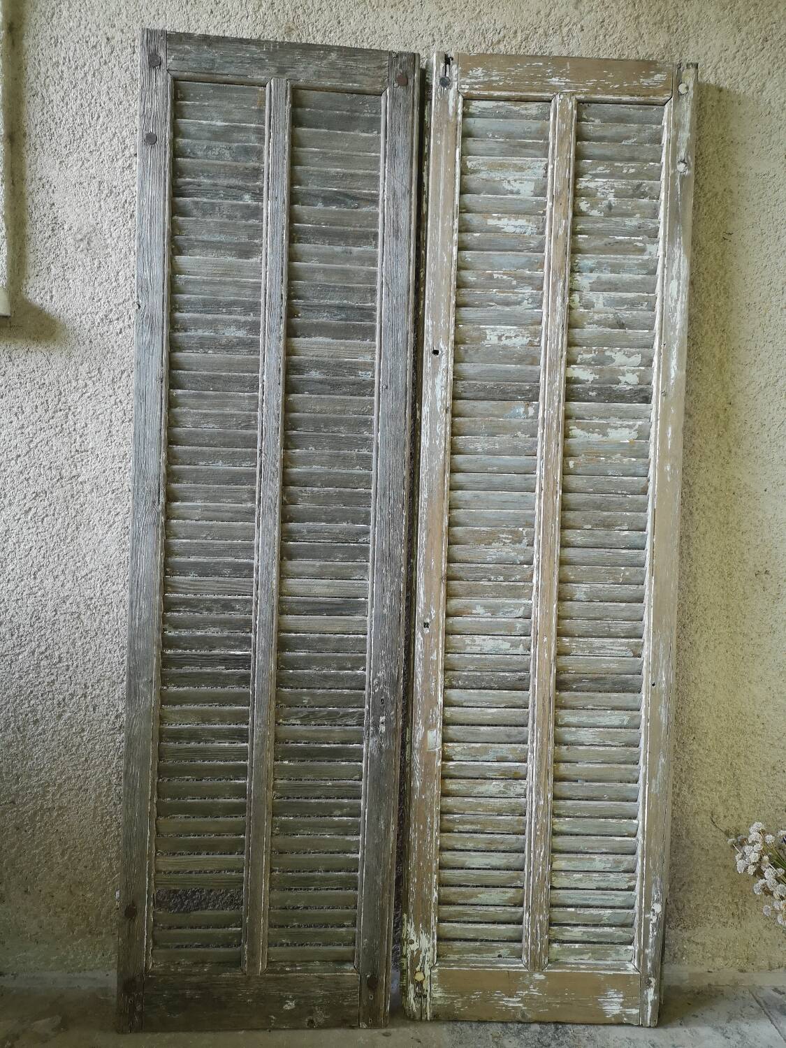 Old wooden shutters