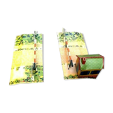 Level crossing with barrier guard house Made in France Meccano