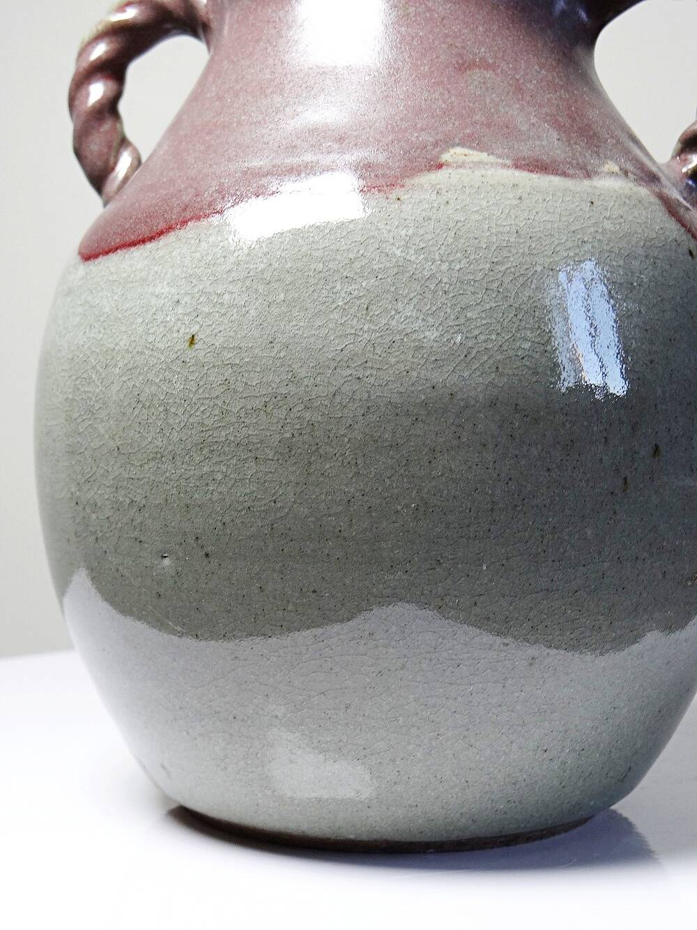 Milly Finn Studio Pottery Vase UK Vintage 60s-70s Stoneware