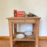 Rough wood anchor log and drawer