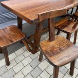 Aranjou  table and chair 1980s