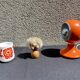 Magnetic eyeball lamp Luci italy vintage design 70s original