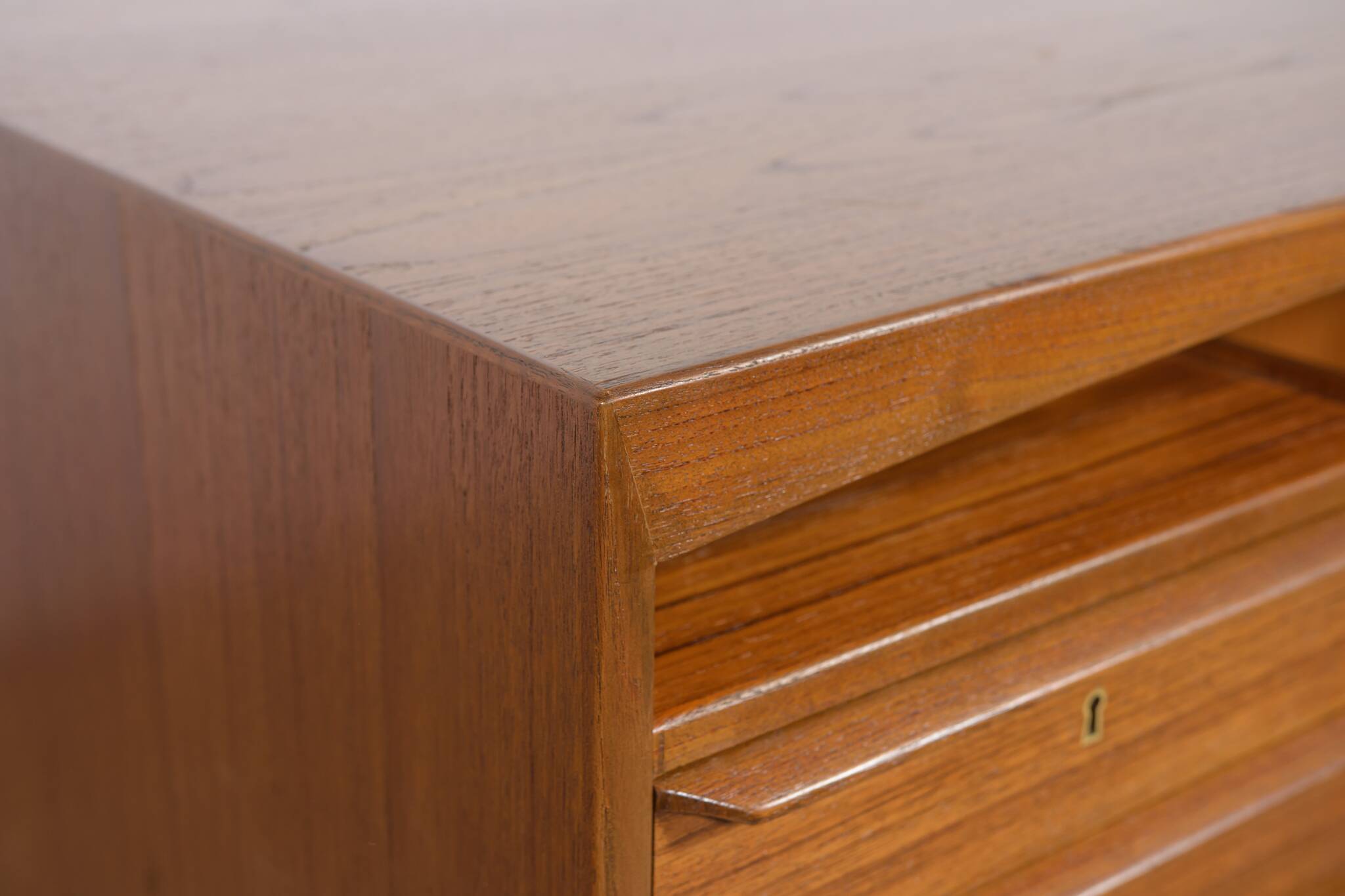 Mid-Century Freestanding teak Desk by Valdemar Mortensen, 1960s