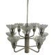 60s 70s chandelier glass space age design