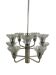 60s 70s chandelier glass space age design