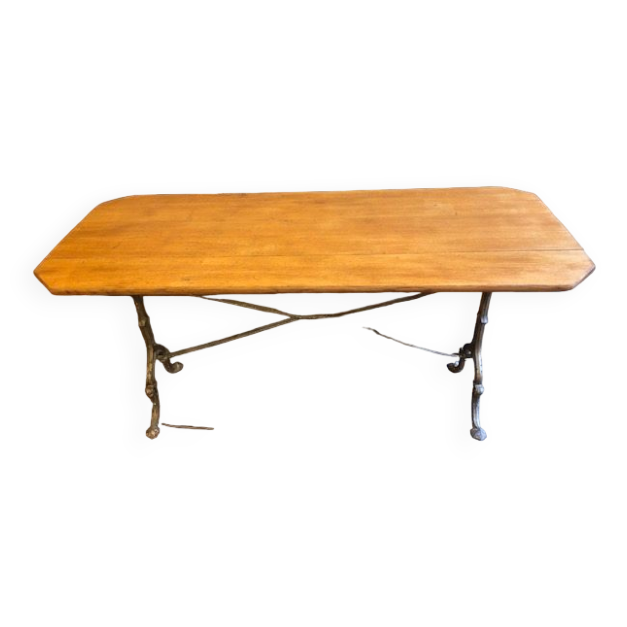 Large antique bistro table