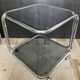 Space Age side table on wheels