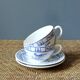 Set of 2 Gien breakfast cups/bowls – Blue Bird decor