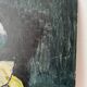 Tableau huile sur bois