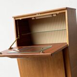 1950’s Mid-Century illuminated drinks cabinet by Hubbinet