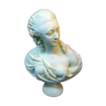 Bust countess of barry patinated in staff