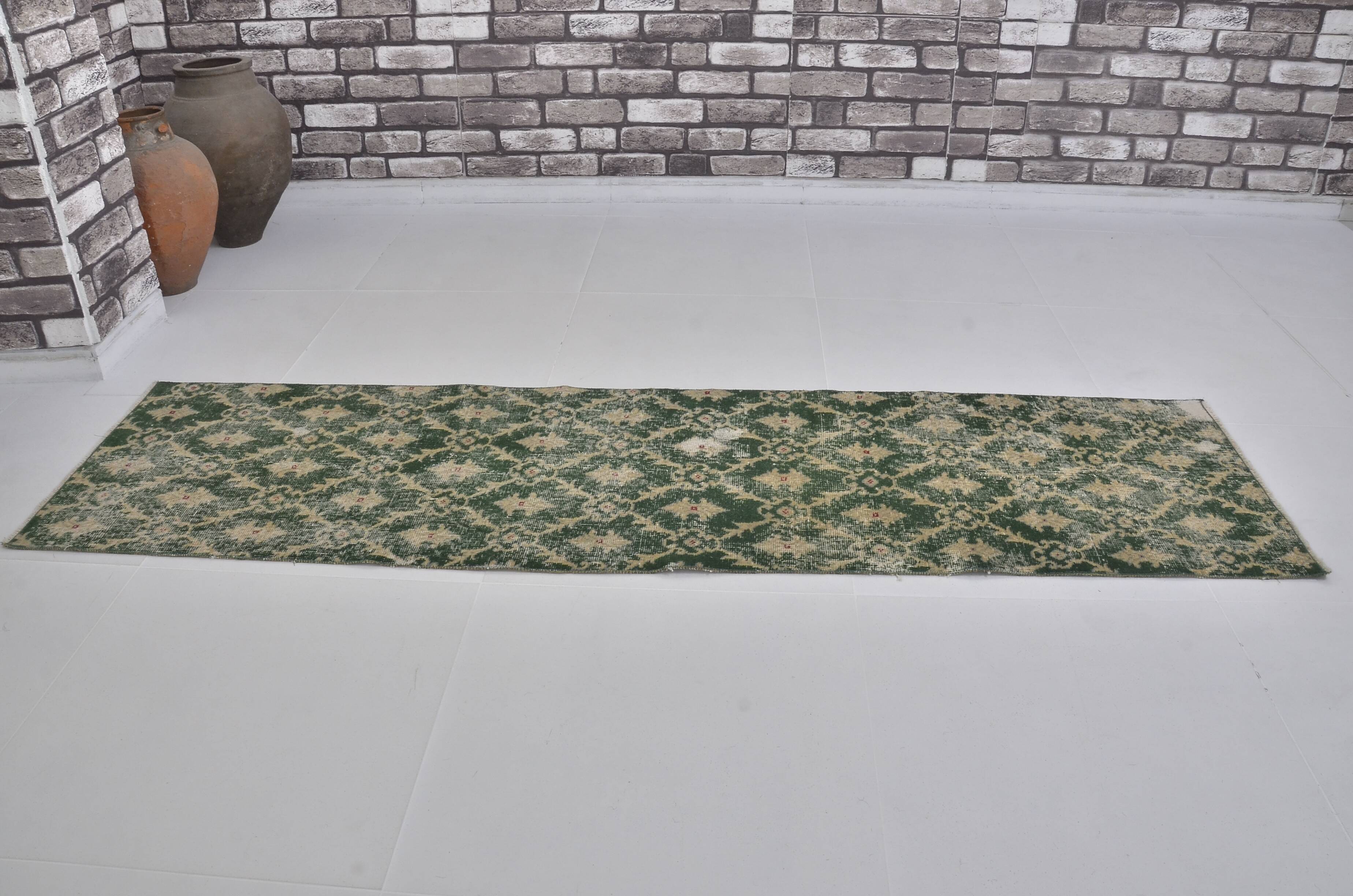 Tapis vintage Oushak Gren sku 3892