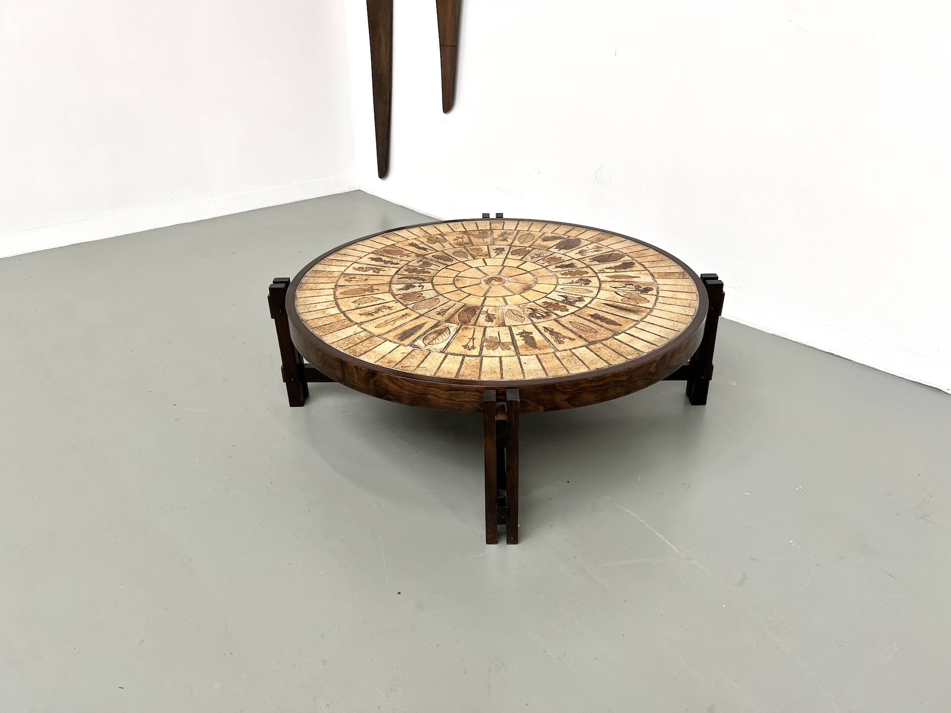 "Les Herbiers" coffee table by Roger Capron