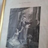 Gravure encadrée ancienne