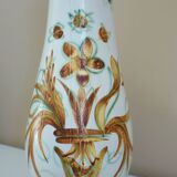 Zoomorphic ceramic pitcher vase from the 60s, signed Helguen Keraluc Quimper