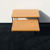 Pair coffee tables by Pierre Guariche for Meurop 60