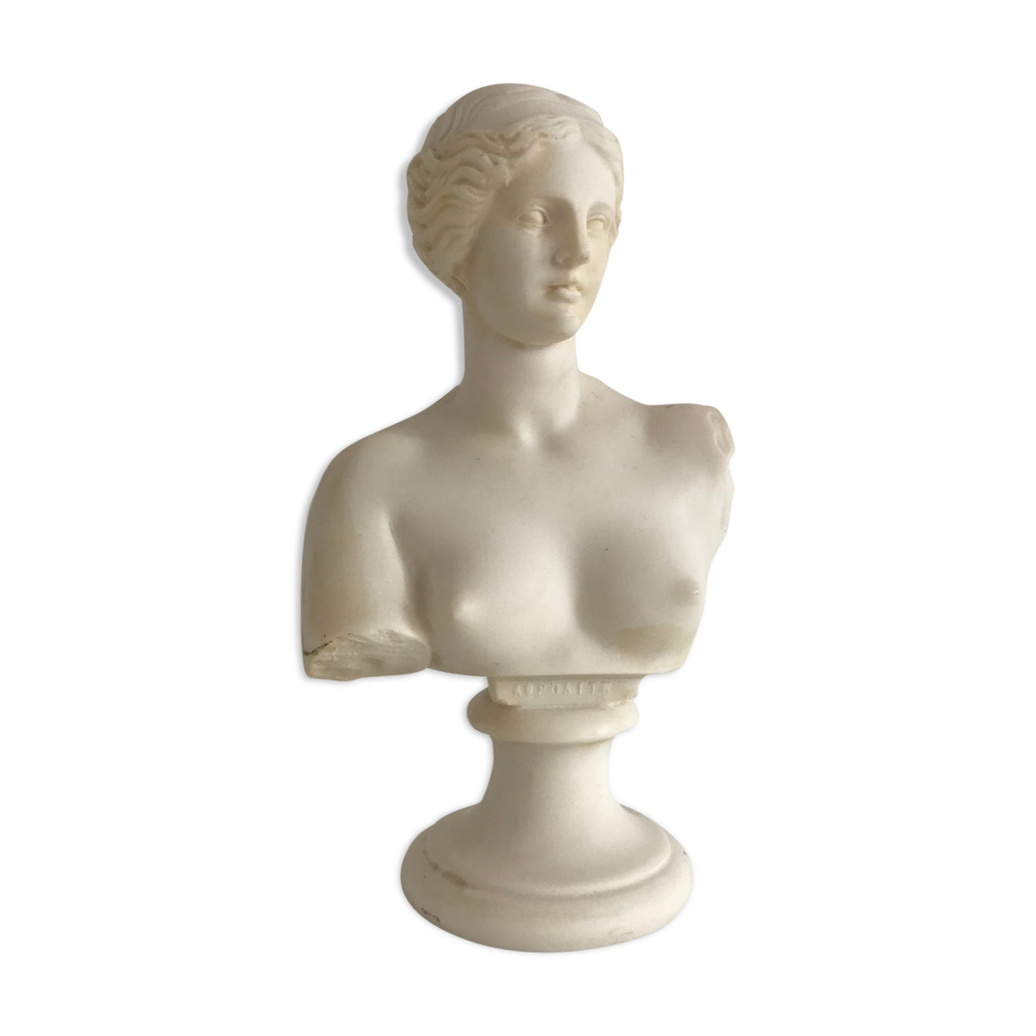 Greek bust in resin